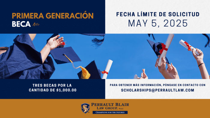 Apply today for Perrault Blair Law's scholarship