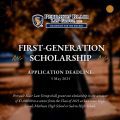 Apply for the First-Generation Legal Scholars Award, a scholarship offered by Perrault Blair Law Group.